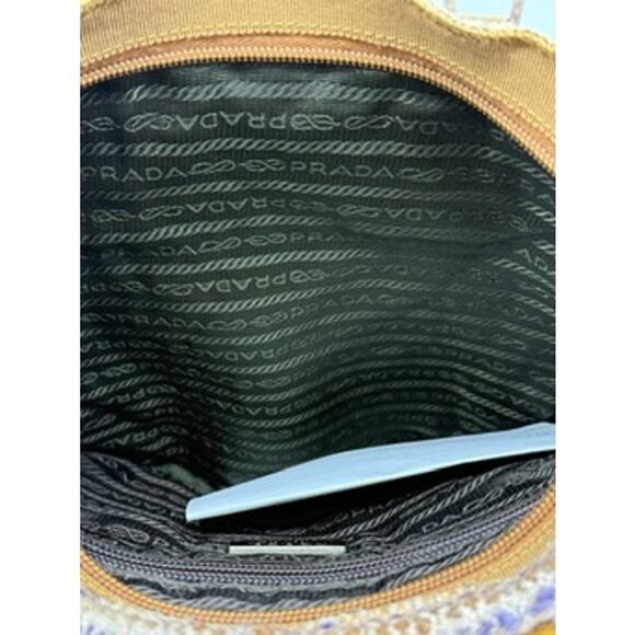 Vintage Prada Enameled Metal Triangle Tote with COA - Picture 9 of 12